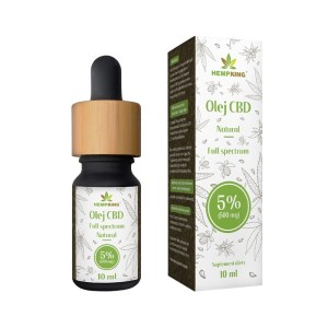 Olej Natural 5% CBD 10ml - 500mg 