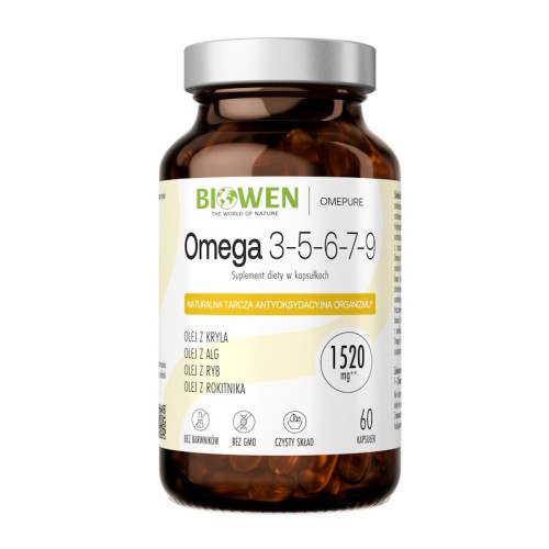 Omega 3-5-6-7-9 60 kapsułek