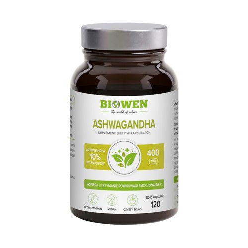 Ashwagandha 120 kapsułek 
