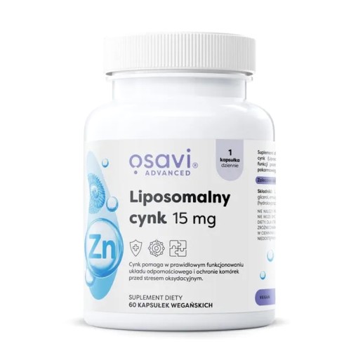 Liposomalny cynk 15 mg  60kaps 