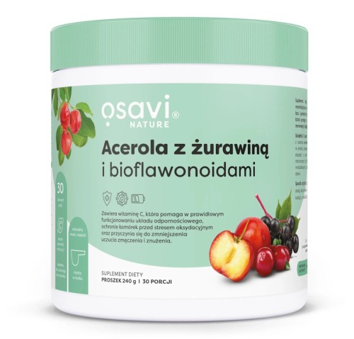 Acerola z Żurawiną i Bioflawonoidami - 240g