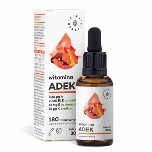 Witaminy ADEK w kroplach 30ml
