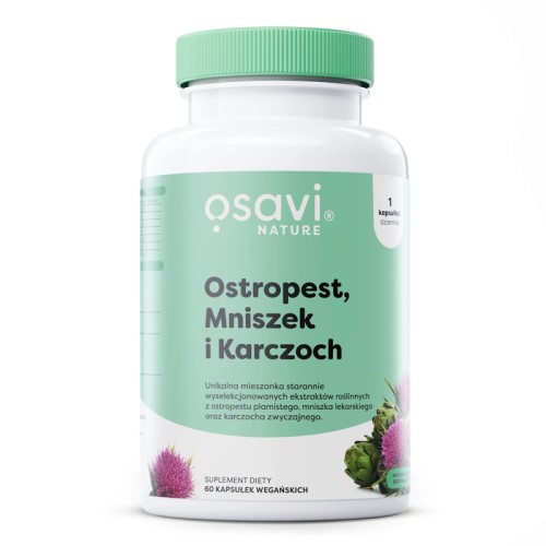 Ostropest Mniszek i Karczoch - 60 vegan caps