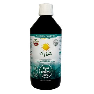 Eko Koncentrat Napoju Probiotycznego Joy Day – Mięta 500ml krótka data