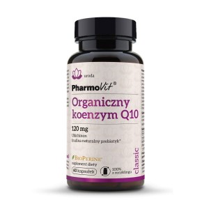 Organiczny koenzym Q10 120 mg 60 kaps krótka data