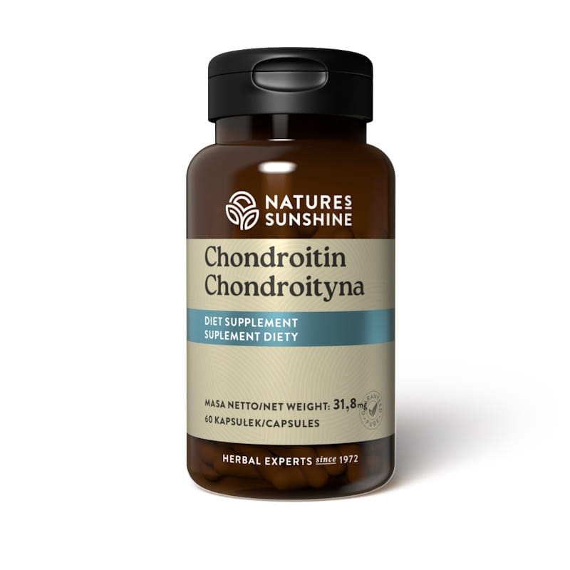 Хондроитин Nature's Sunshine, хондроитина сульфат, для суставов, 60 капсул