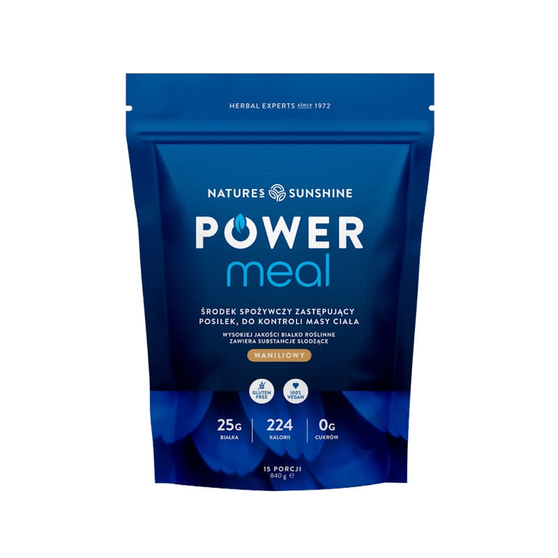 Протеиновый коктейль Nature's Sunshine Power Meal, 25 г белка в порции, ваниль, 840 г