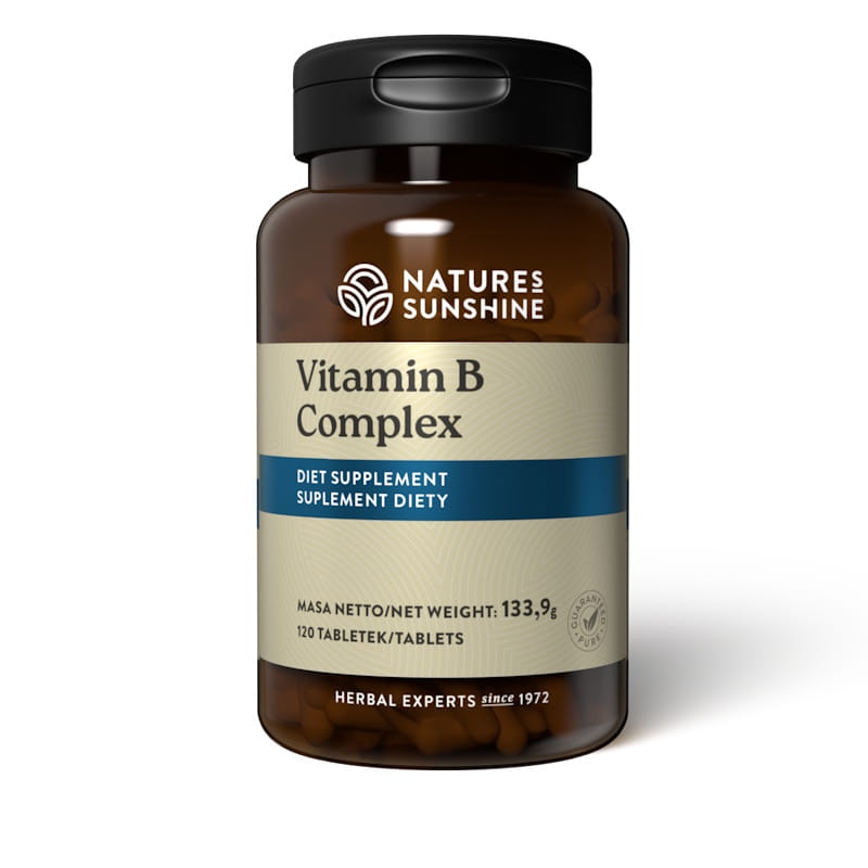 Витамины группы B Nature's Sunshine Vitamin B Complex, энергетический обмен, 120 таблеток