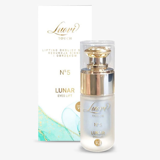 Лифтинг-сыворотка для кожи вокруг глаз Luovi Touch Lunar Eyes Lift No. 5, для гладкости и сияния, 15 мл