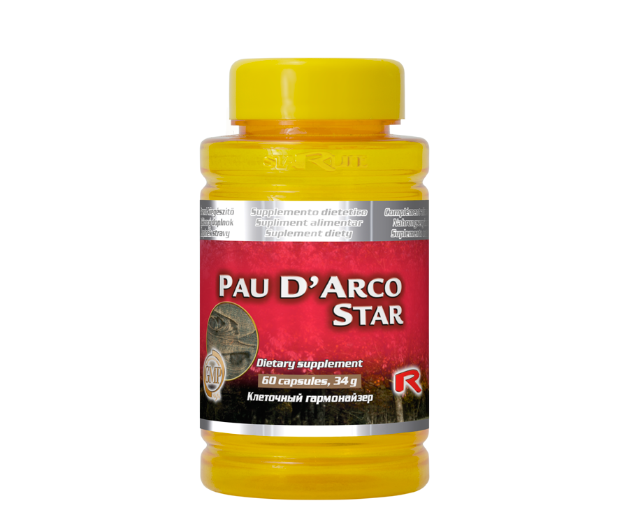 Кора лапачо StarLife Pau D'Arco Star, 2000 мг на порцию, капсулы