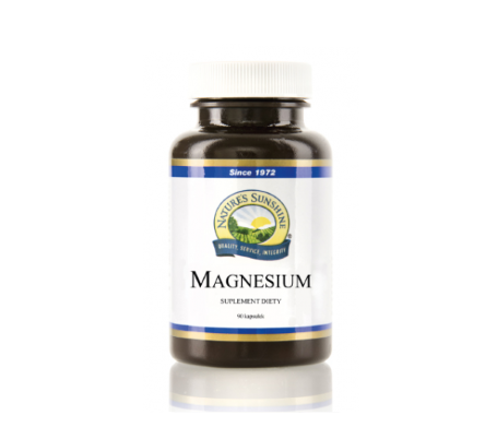 Магний Nature's Sunshine Magnesium, малат магния, 90 капсул