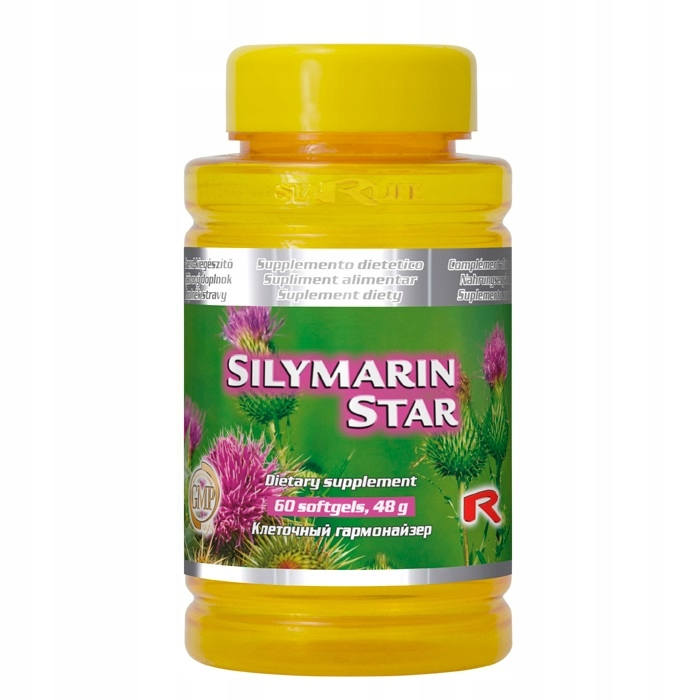 Расторопша StarLife Silymarin Star, экстракт расторопши пятнистой, для печени, капсулы