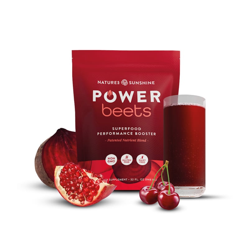 Свекла Nature's Sunshine Power Beets, с витаминами группы B и C, порошок, 210 г
