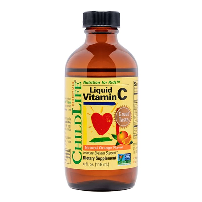 Витамин C ChildLife Essentials Liquid Vitamin C, для детей от 6 месяцев, вкус апельсин, 118,5 мл