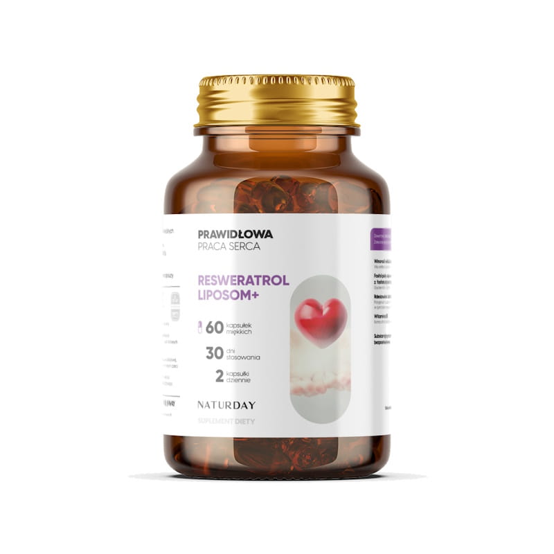 Ресвератрол NaturDay Opti Liposomal, липосомальный, от 12 лет, капсулы