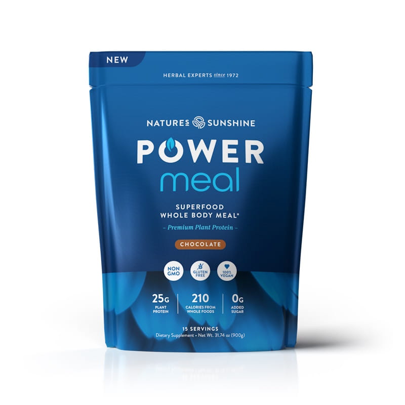 Протеиновый коктейль Nature's Sunshine Power Meal, 25 г белка в порции, шоколад, 900 г